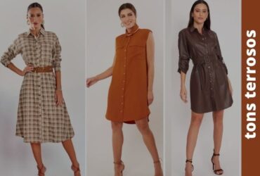 Looks em tons terresos - inverno 2022