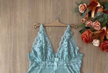 Camisola plus size azul