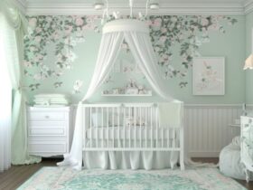 modelo de mosqueteiro dossel para berço