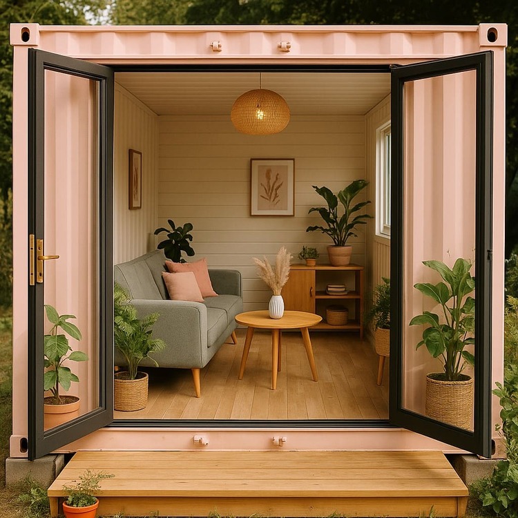 exemplo de container todo decorado