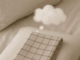 representação de uma pano de prato sonhando